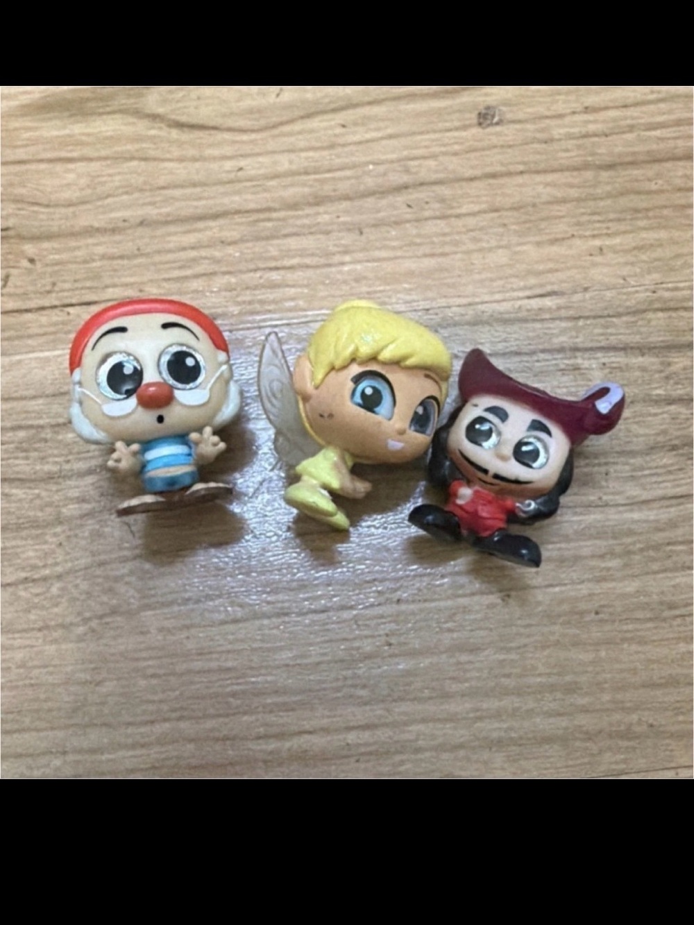 Disney Peter Pan Mini Figure Toy - Kids Collectible Tinkerbell, Captain Hook
